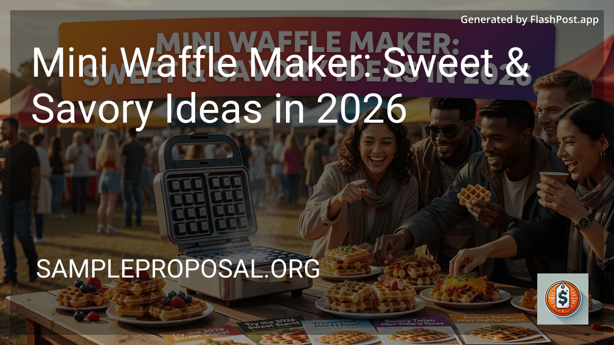 Mini Waffle Maker: Sweet & Savory Ideas in 2026 image