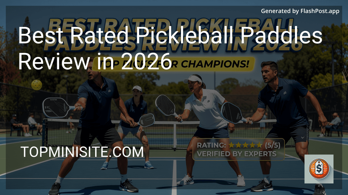 Best Rated Pickleball Paddles Review in 2026