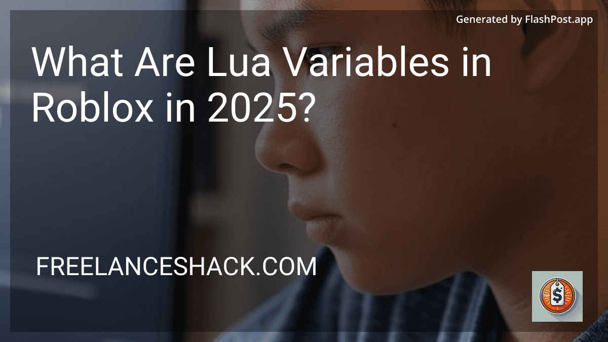 What Are Lua Variables in Roblox in 2025? image