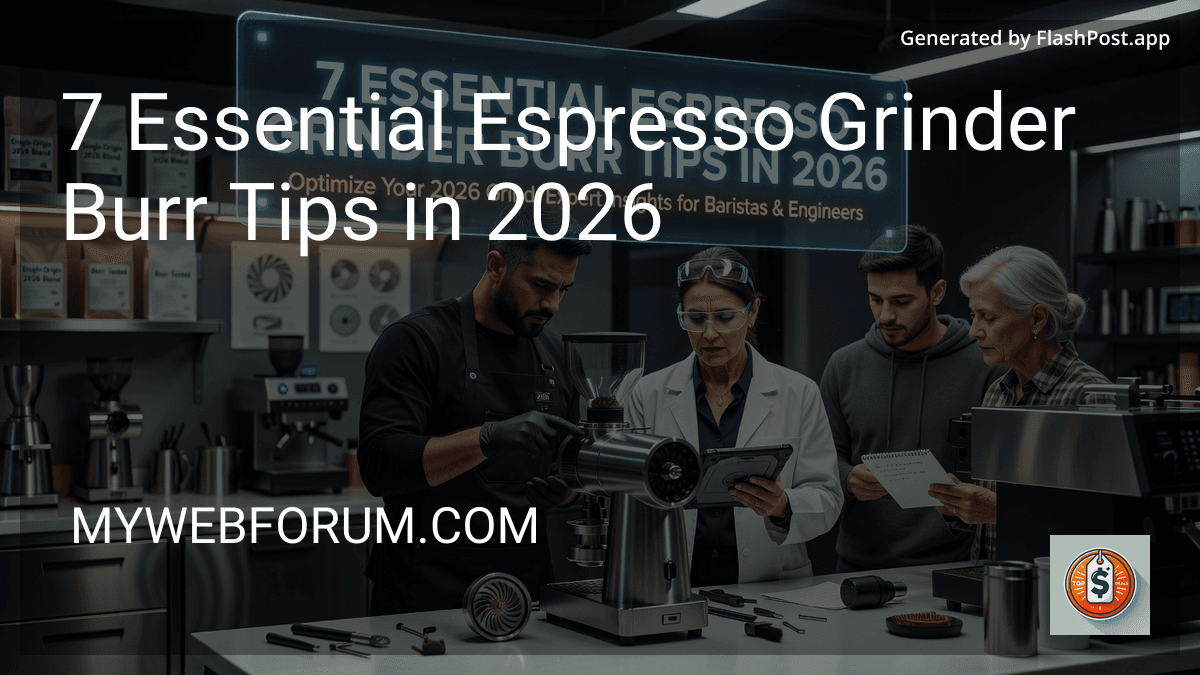 7 Essential Espresso Grinder Burr Tips in 2026 preview