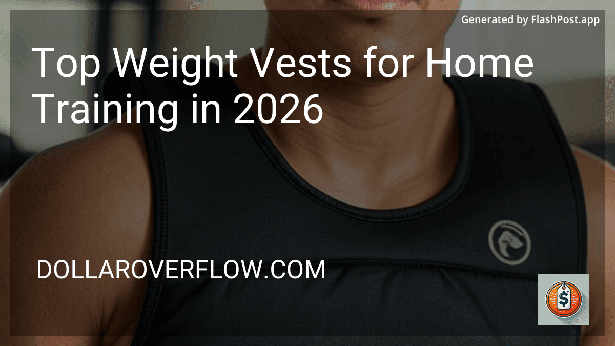 Top Weight Vests for Home Training in 2026 preview