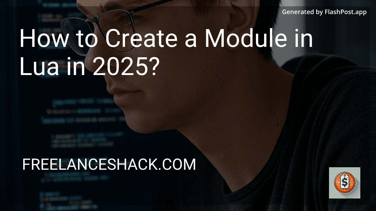 How to Create a Module in Lua in 2025? preview