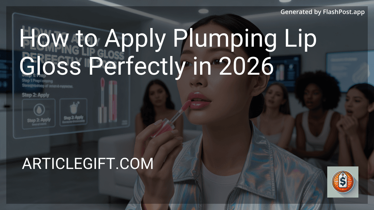 How to Apply Plumping Lip Gloss Perfectly in 2026 preview