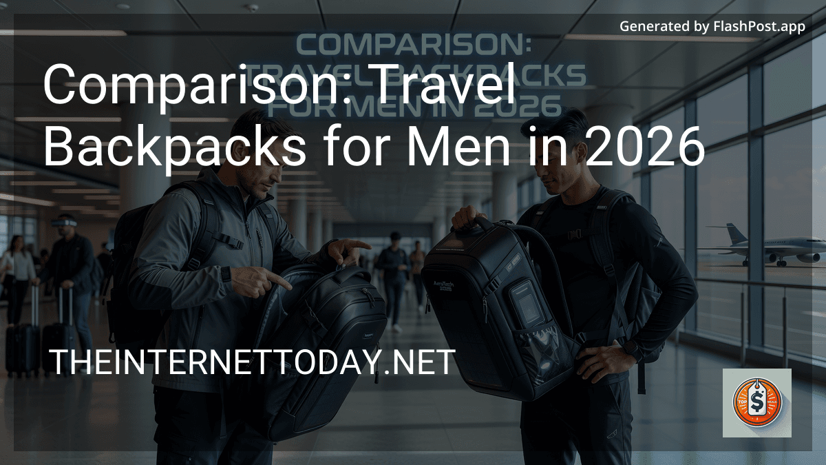 Comparison: Travel Backpacks for Men in 2026 preview