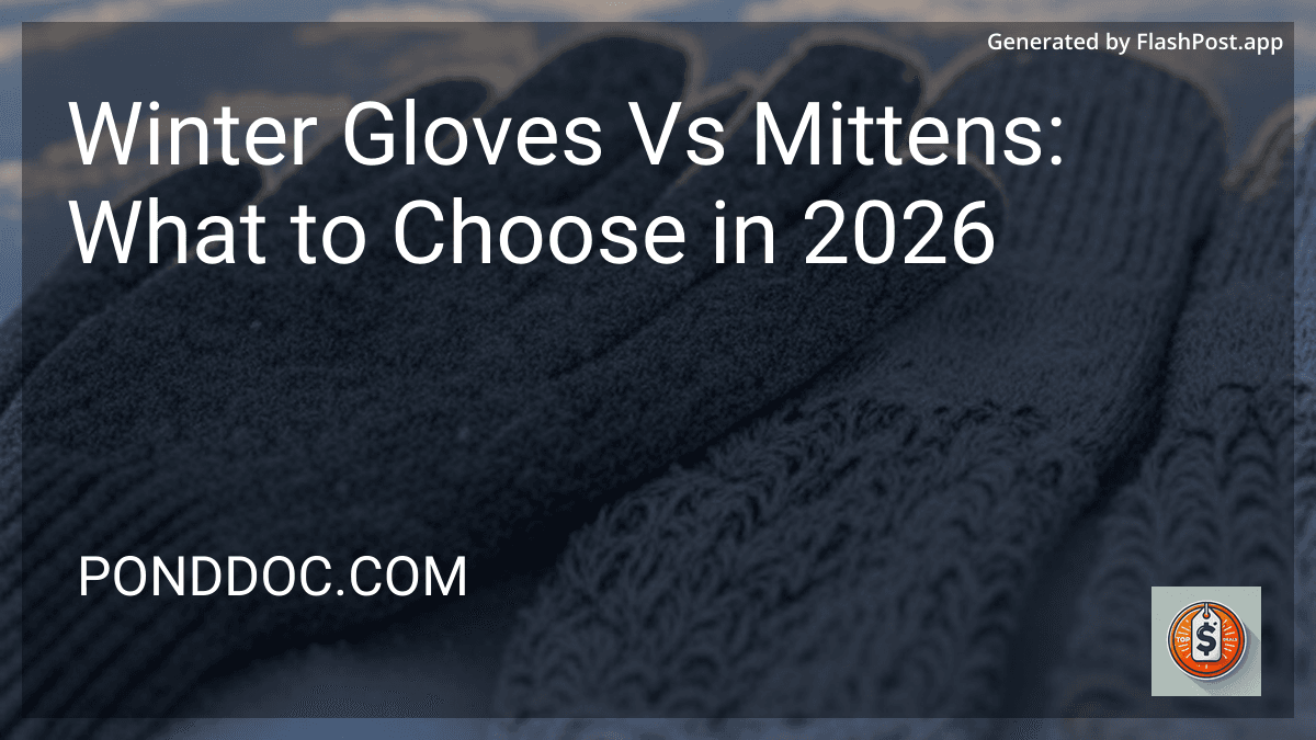 Winter Gloves Vs Mittens: What to Choose in 2026 preview