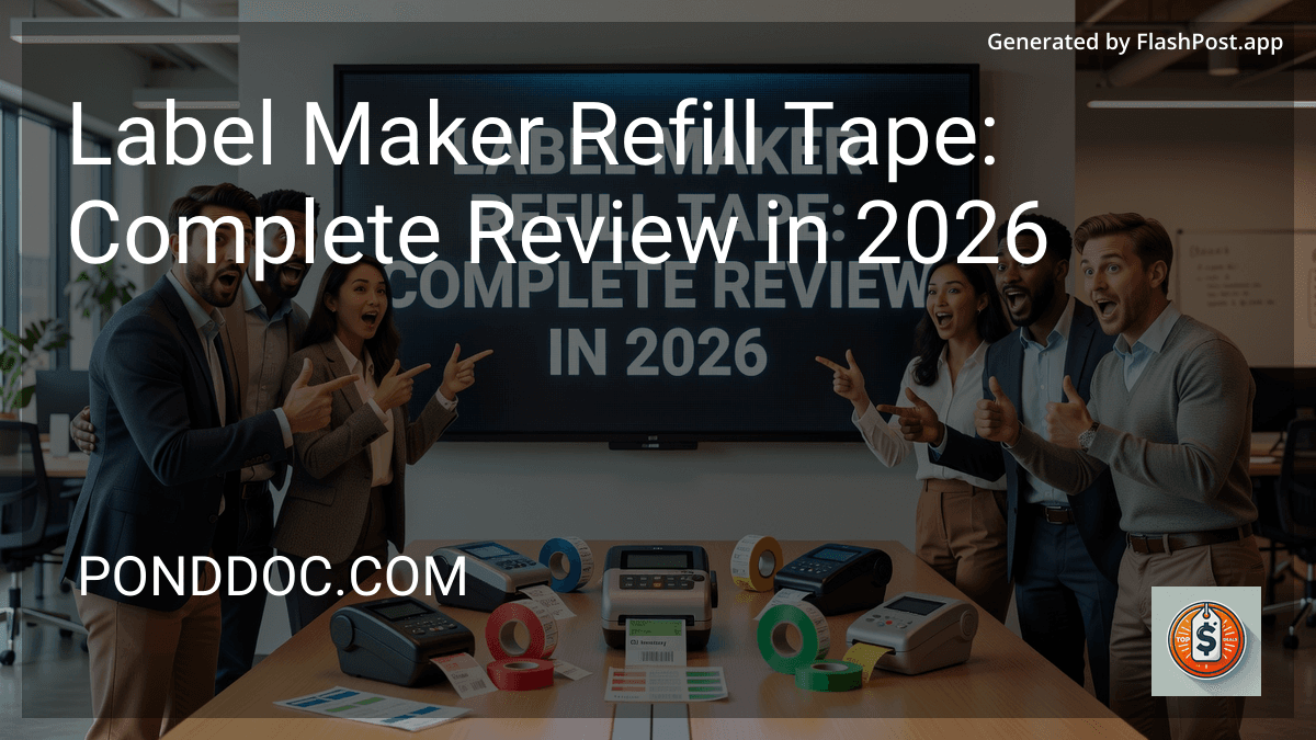 Label Maker Refill Tape: Complete Review in 2026 preview