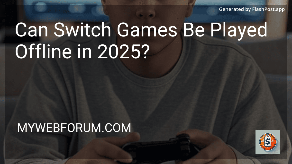 Can Switch Games Be Played Offline in 2025? image