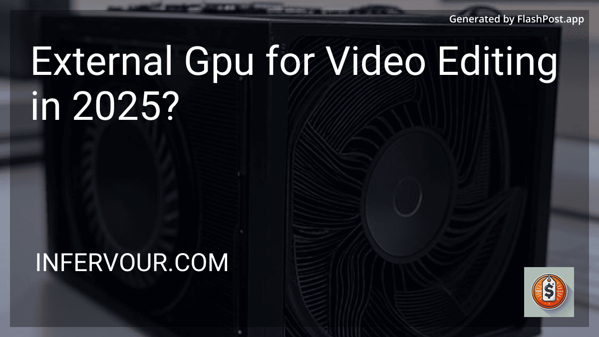 External Gpu for Video Editing in 2025? preview