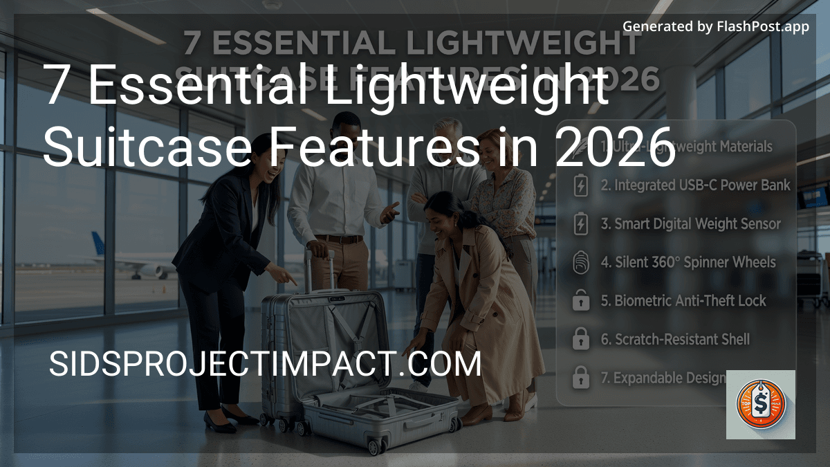 8 Essential Lightweight Suitcase Features in 2026 preview