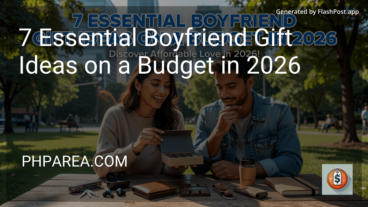 10 Essential Boyfriend Gift Ideas on a Budget in 2026 image