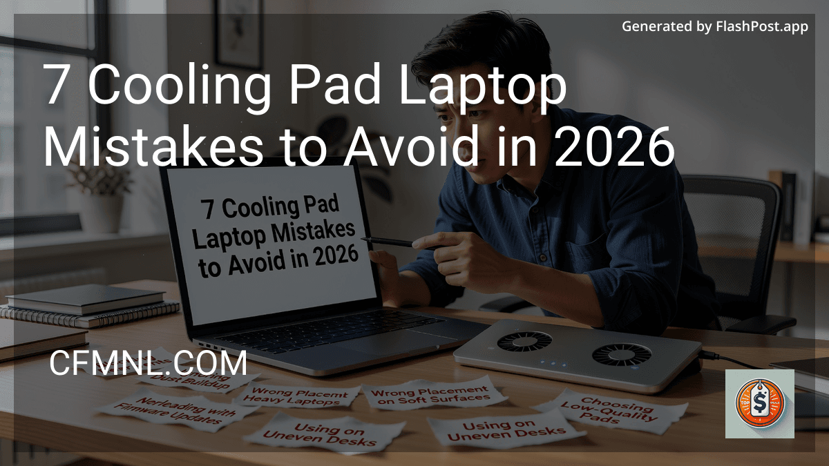 7 Cooling Pad Laptop Mistakes to Avoid in 2026 image