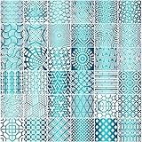 Tinlade 36 Pieces Geometric Stencils Painting Templates Mandala Art Drawing Stencil Templates for Scrapbooking Cookie Tile Furniture Wall Floor Decor Drawing Tracing DIY Art Supplies (6 x 6 Inches)