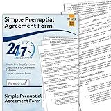 PlanNow Prenuptial Agreement Form | Custom Legal Form | Hassle-Free Step-by-Step Instructions | Attorney-Approved | Complete in Minutes