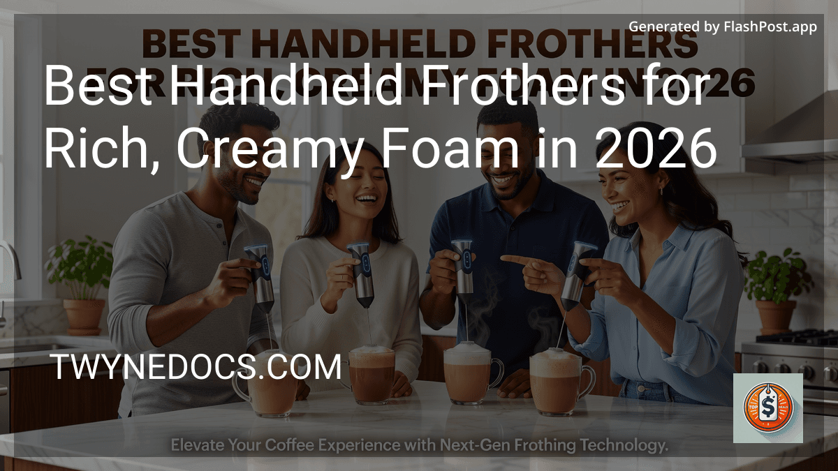 Best Handheld Frothers for Rich, Creamy Foam in 2026 preview