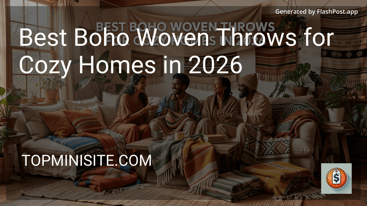 Best Boho Woven Throws for Cozy Homes in 2026 preview