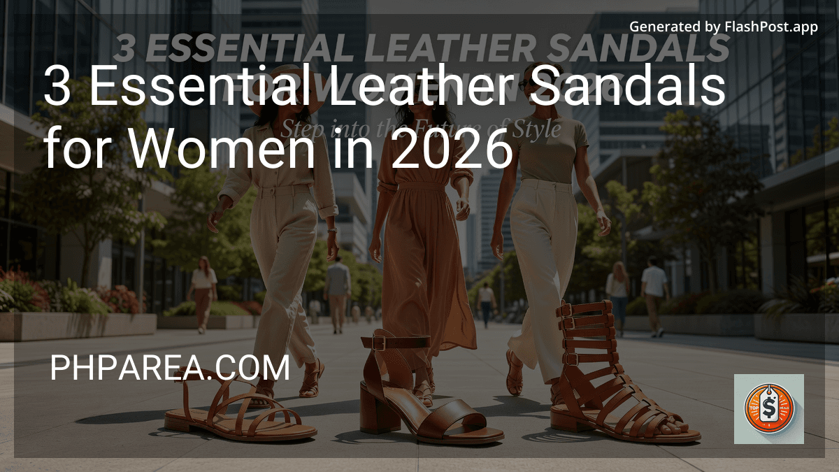 7 Essential Leather Sandals for Women in 2026 preview