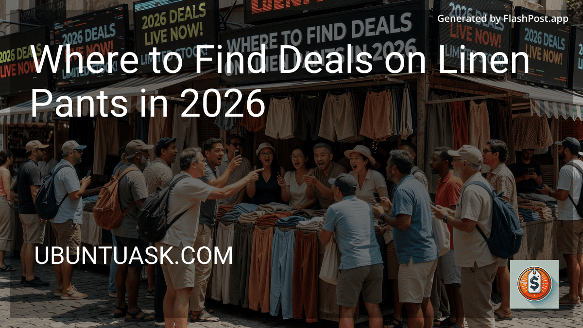 Where to Find Deals on Linen Pants in 2026 preview