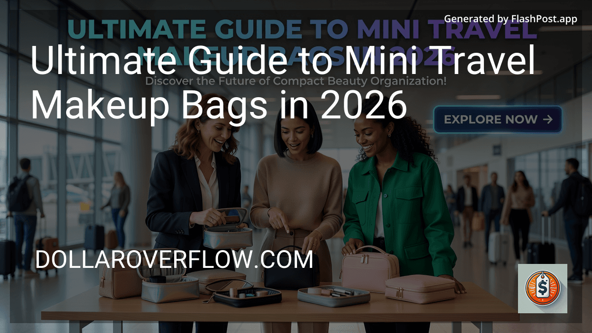 Ultimate Guide to Mini Travel Makeup Bags in 2026 preview