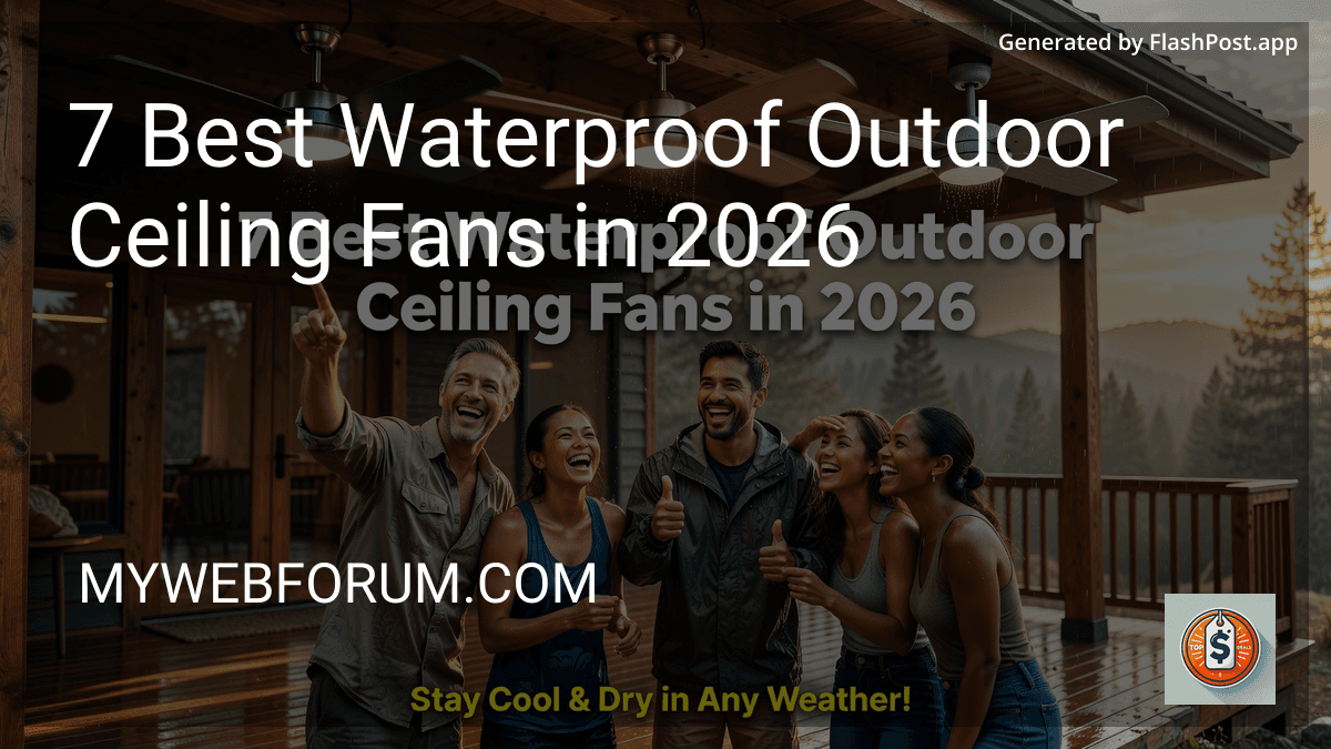10 Best Waterproof Outdoor Ceiling Fans in 2026 preview