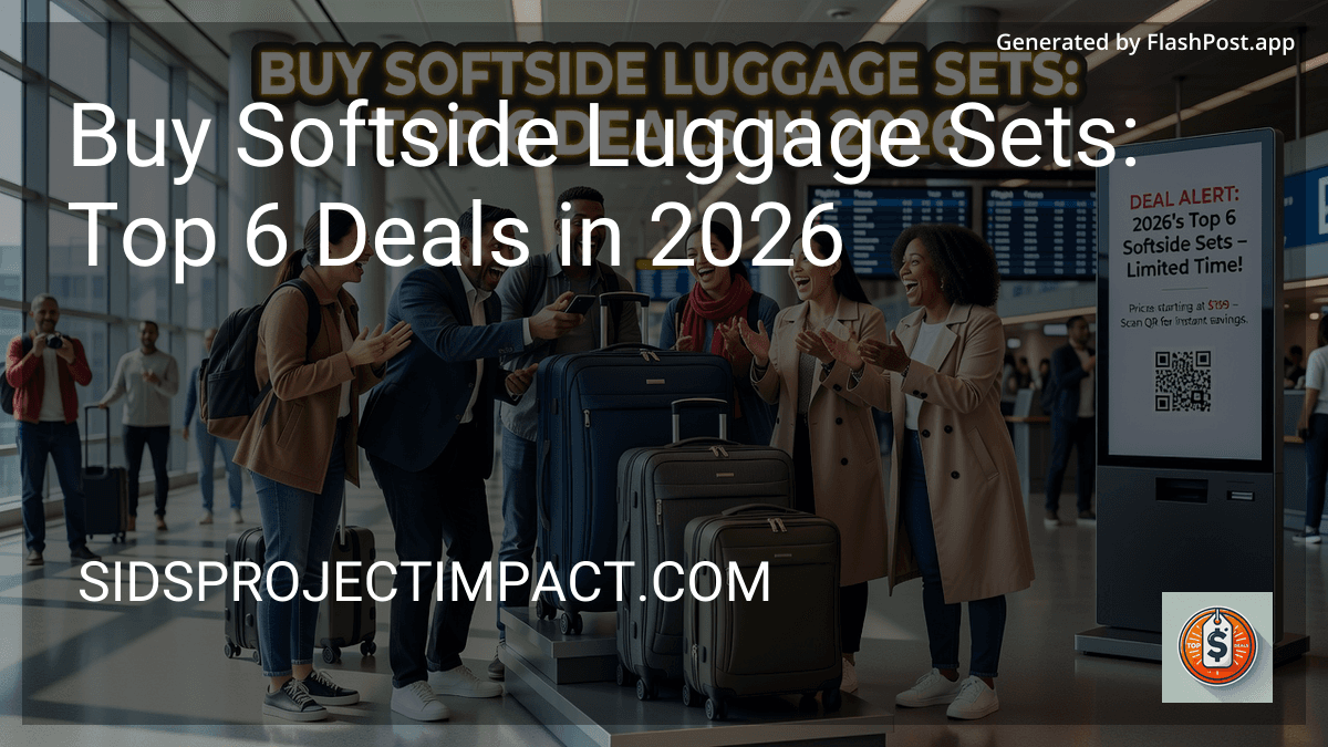 Buy Softside Luggage Sets: Top 6 Deals in 2026