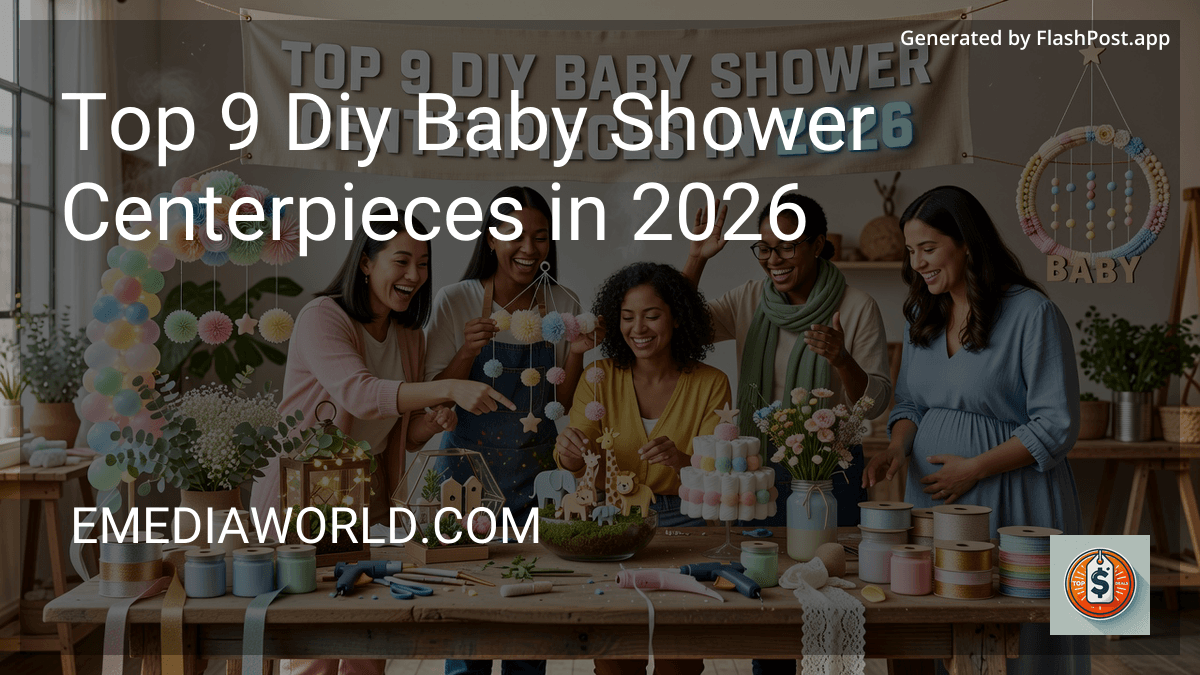 Top 9 Diy Baby Shower Centerpieces in 2026 image