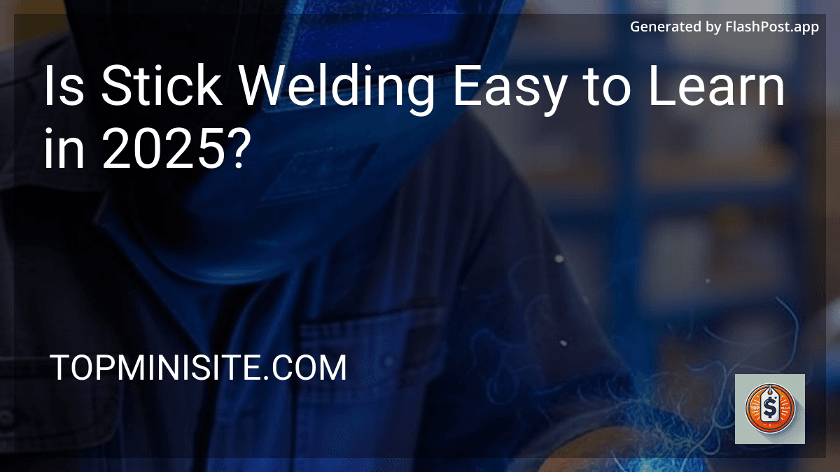 Is Stick Welding Easy to Learn in 2025? preview