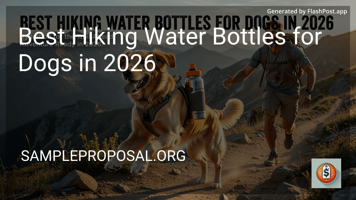 Best Hiking Water Bottles for Dogs in 2026