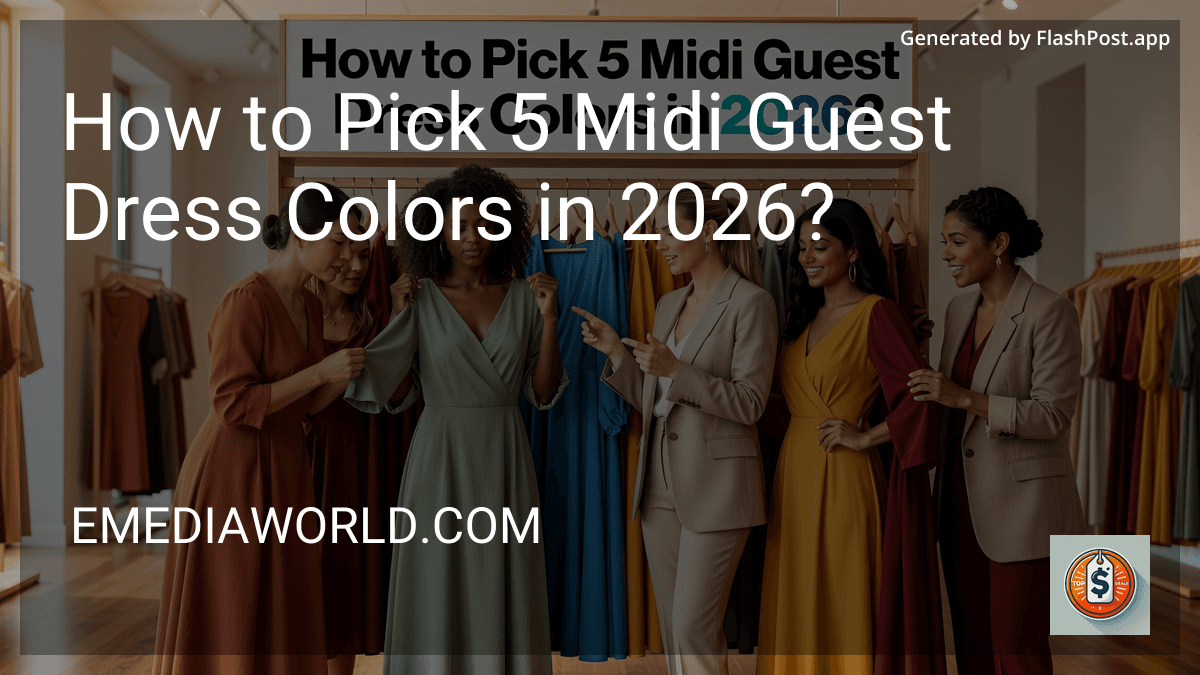 How to Pick 5 Midi Guest Dress Colors in 2026? preview