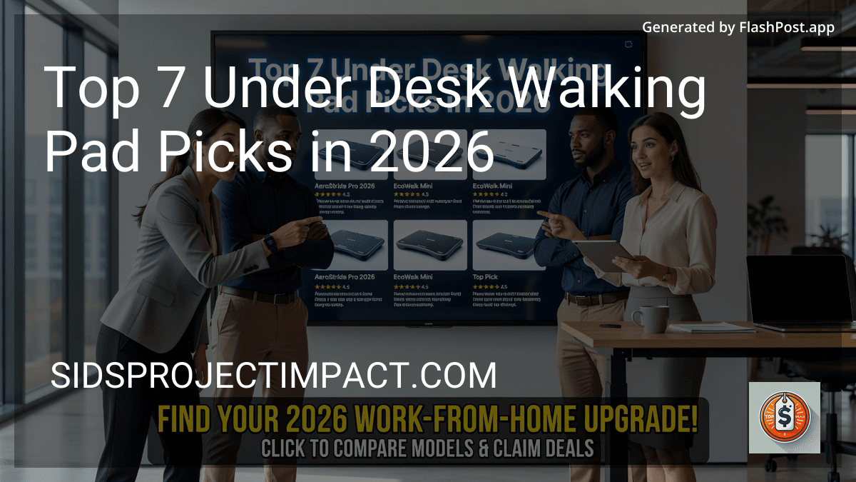 Top 7 Under Desk Walking Pad Picks in 2026 preview