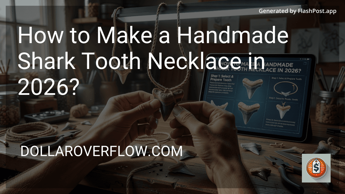 How to Make a Handmade Shark Tooth Necklace in 2026?