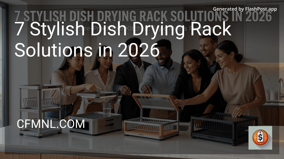 6 Stylish Dish Drying Rack Solutions in 2026 preview