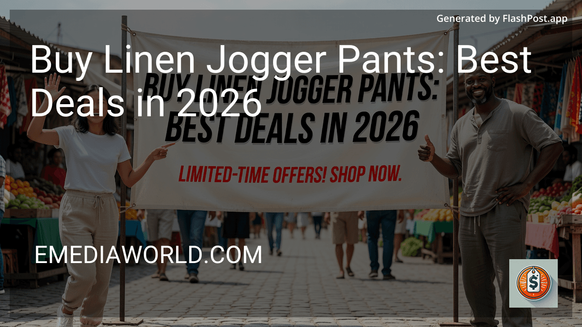 Buy Linen Jogger Pants: Best Deals in 2026 preview