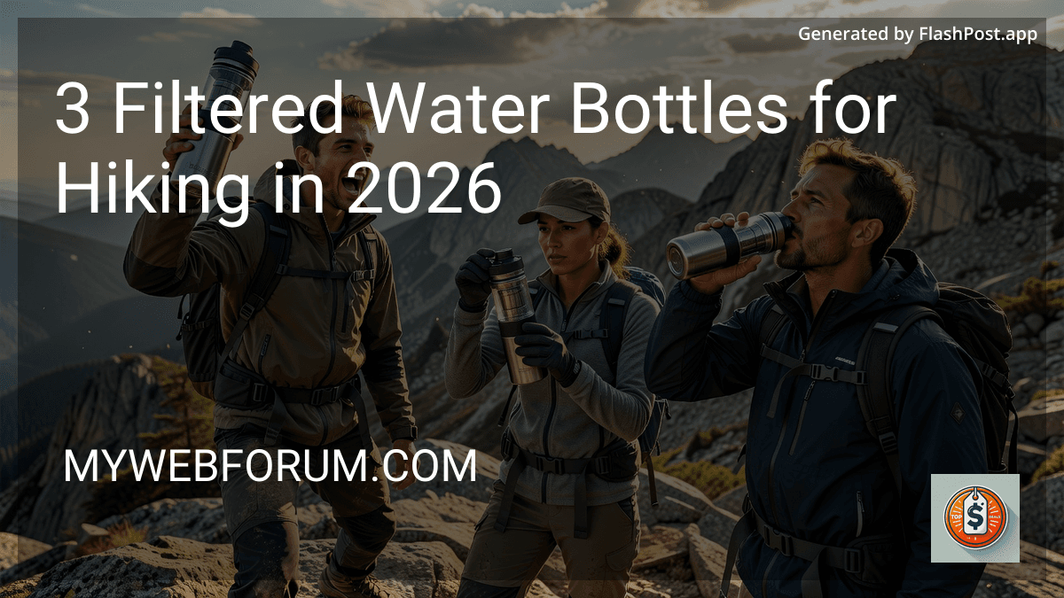 7 Filtered Water Bottles for Hiking in 2026