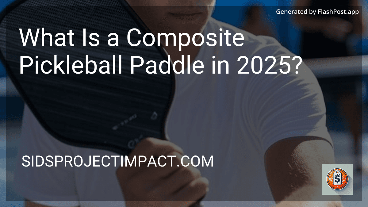 What Is a Composite Pickleball Paddle in 2025? preview