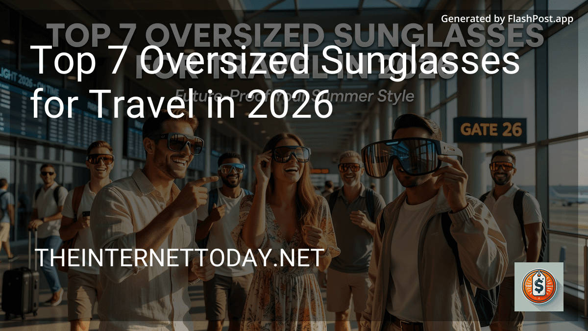 Top 7 Oversized Sunglasses for Travel in 2026 preview
