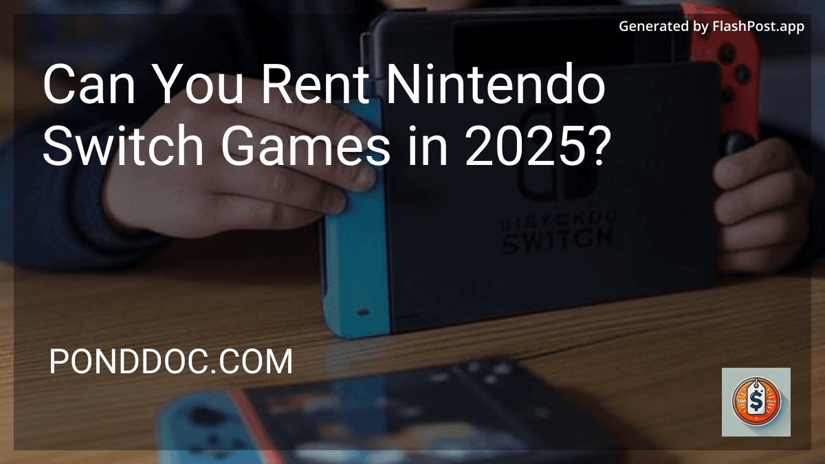 Can You Rent Nintendo Switch Games in 2025? preview