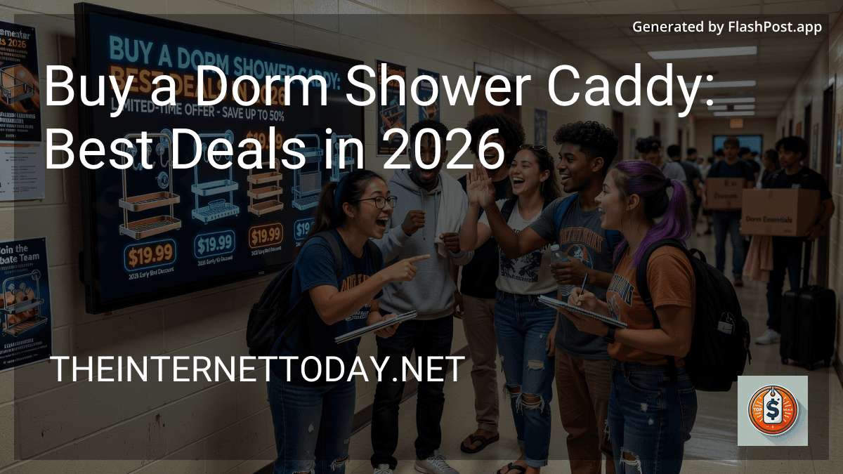 Buy a Dorm Shower Caddy: Best Deals in 2026 preview