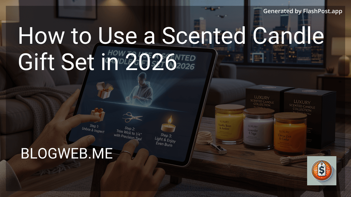 How to Use a Scented Candle Gift Set in 2026 preview