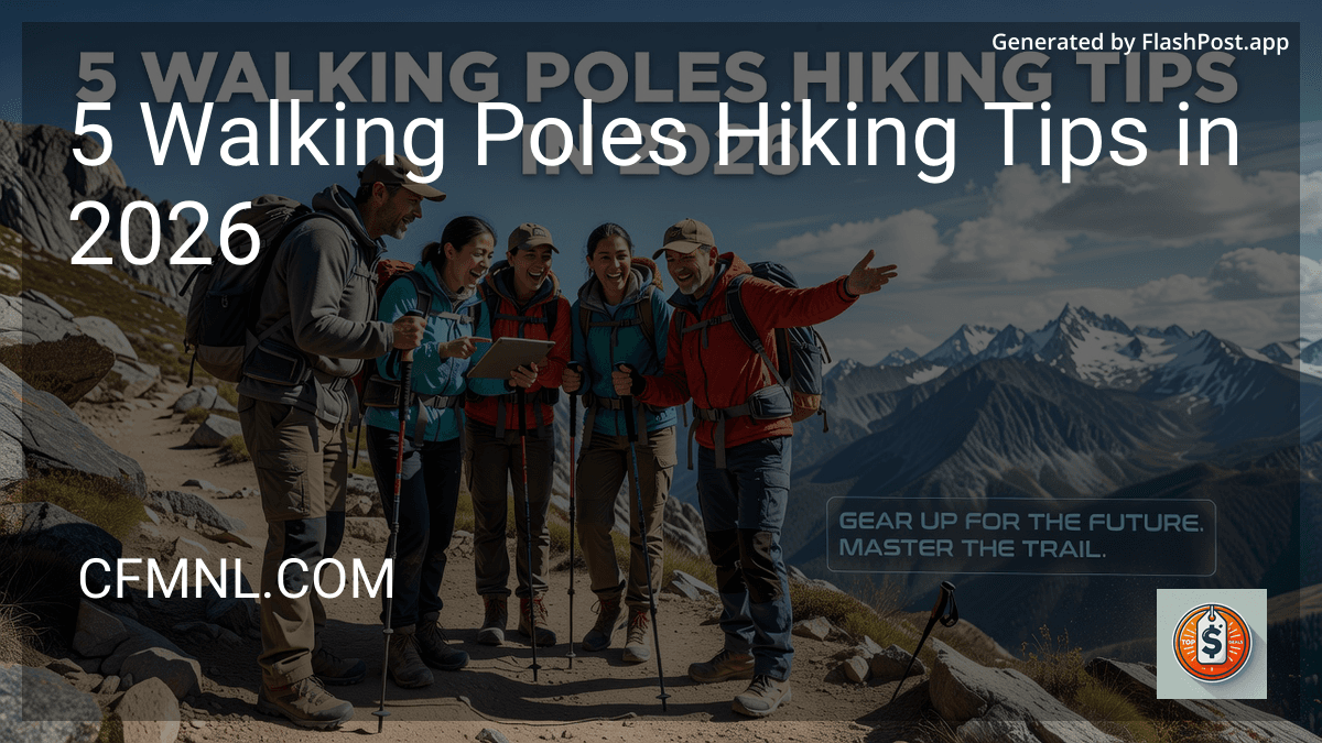 9 Walking Poles Hiking Tips in 2026