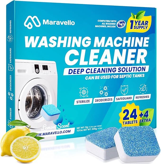 Keep Your Washing Machine Fresh & Efficient with Maravello Washing Machine Cleaner Descaler preview