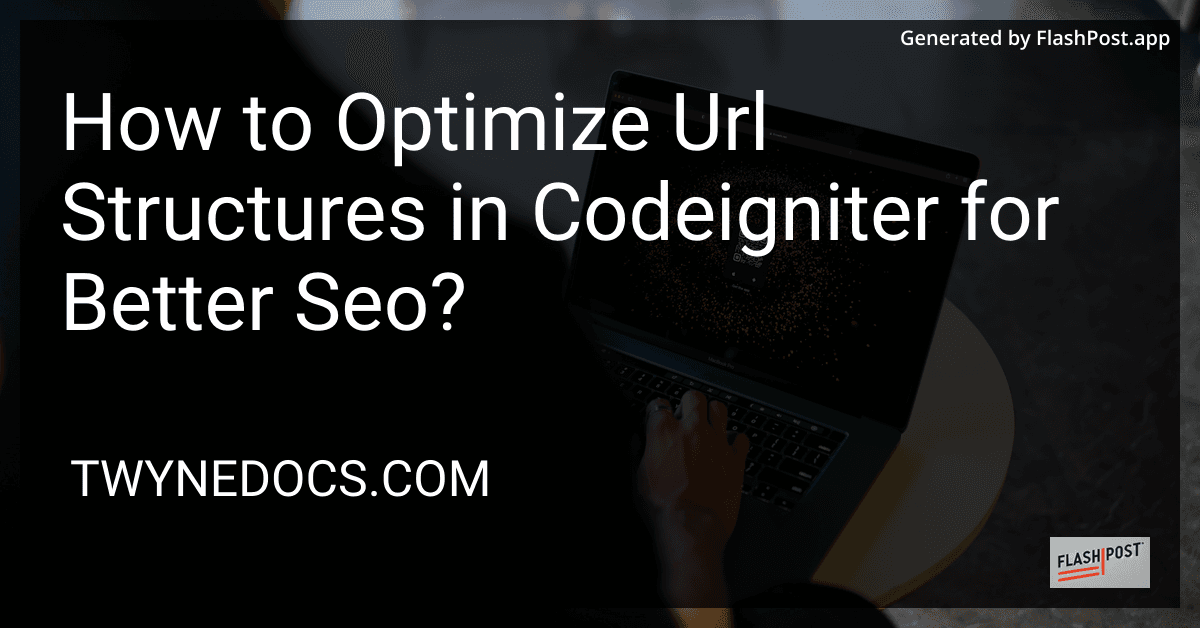 How to Optimize Url Structures in Codeigniter for Better Seo? preview