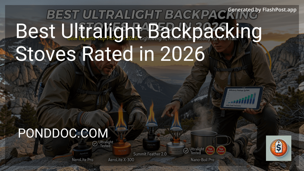 Best Ultralight Backpacking Stoves Rated in 2026 preview