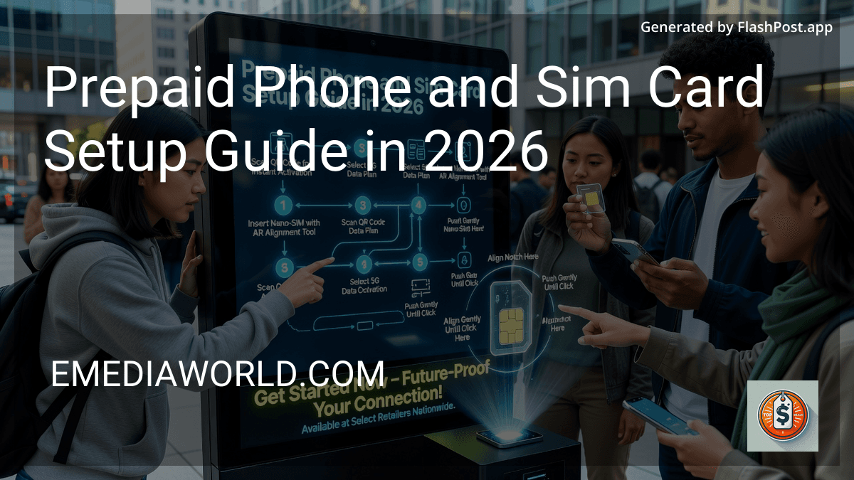 Prepaid Phone and Sim Card Setup Guide in 2026 image