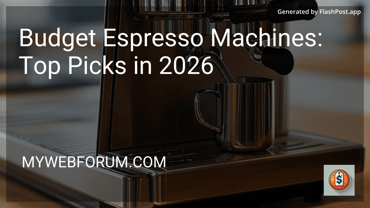 Budget Espresso Machines: Top Picks in 2026 preview
