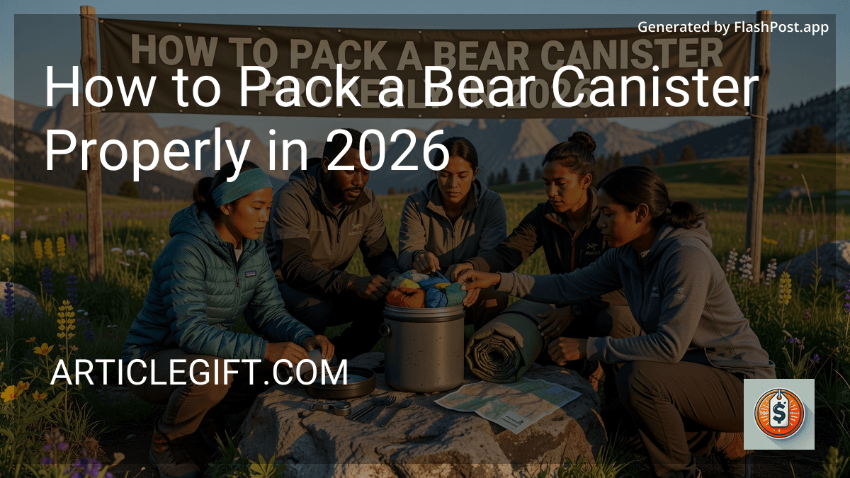 How to Pack a Bear Canister Properly in 2026 preview