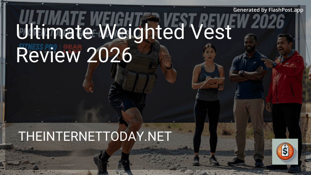 Ultimate Weighted Vest Review 2026 in 2026 preview