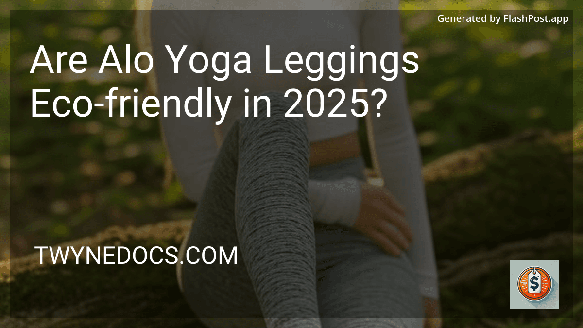 Are Alo Yoga Leggings Eco-friendly in 2025? preview