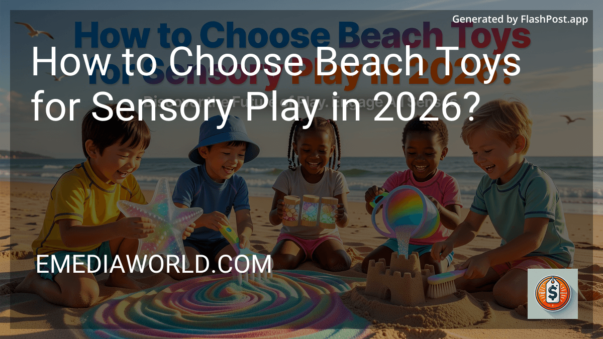 How to Choose Beach Toys for Sensory Play in 2026? image