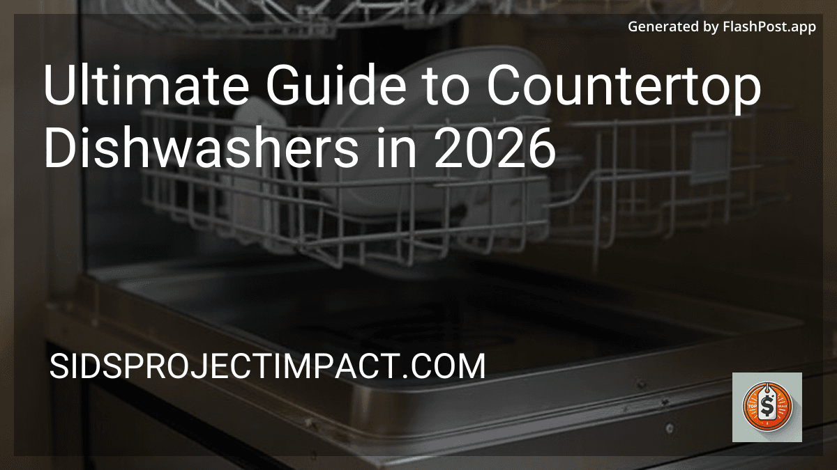 Ultimate Guide to Countertop Dishwashers in 2026 preview