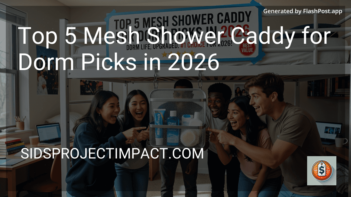 Top 5 Mesh Shower Caddy for Dorm Picks in 2026